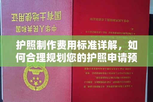 新抚护照制作费用标准详解，如何合理规划您的护照申请预算